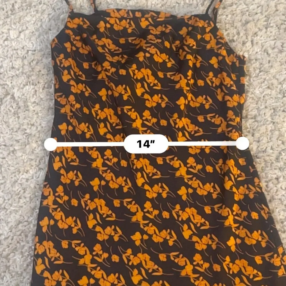 Princess Polly Floral Slip Midi Dress Size 10 - Picture 4 of 8